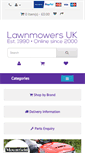 Mobile Screenshot of lawnmowers-uk.co.uk